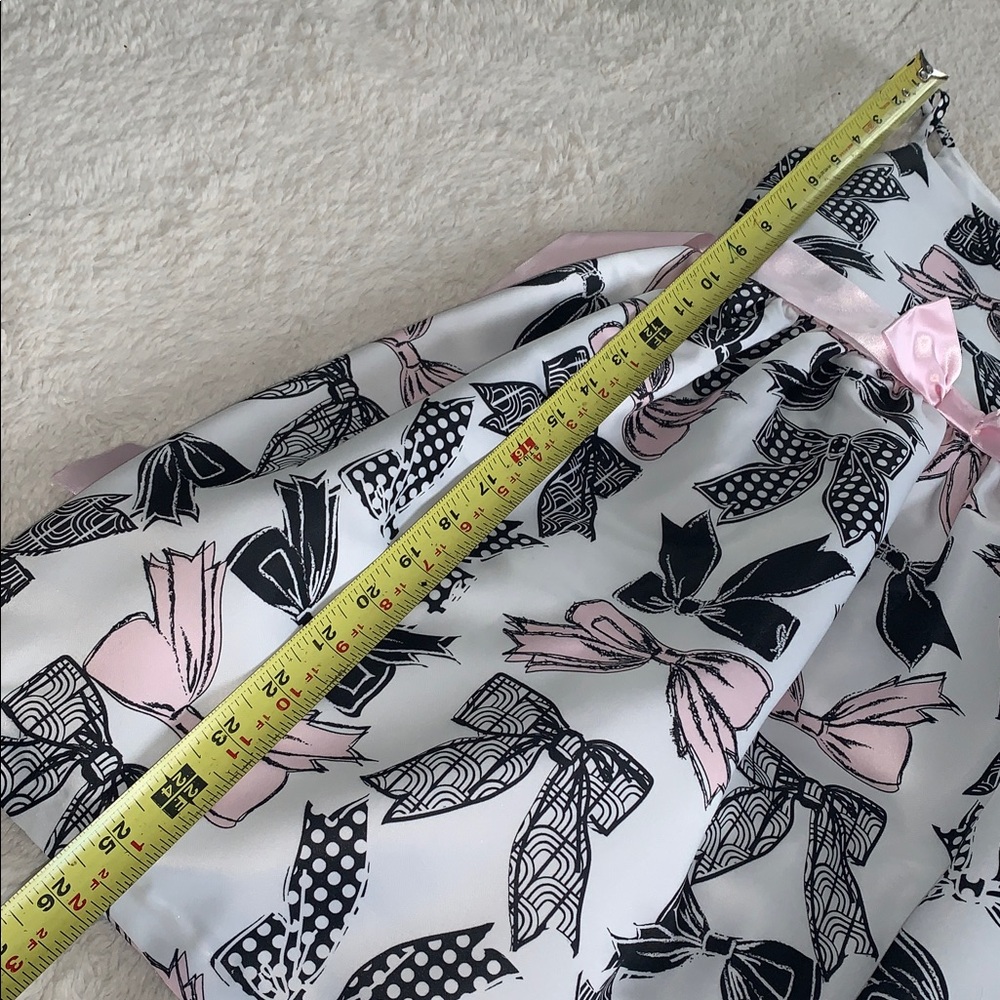 Bonnie Jean Bows Dress 6X White Black Pink EUC 🎀 - Picture 10 of 11